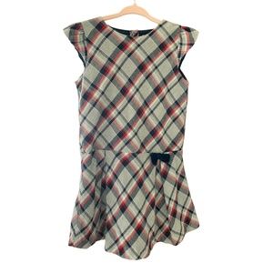 Polarn O. Pyret Flannel Print Dress (3-4 Kids)